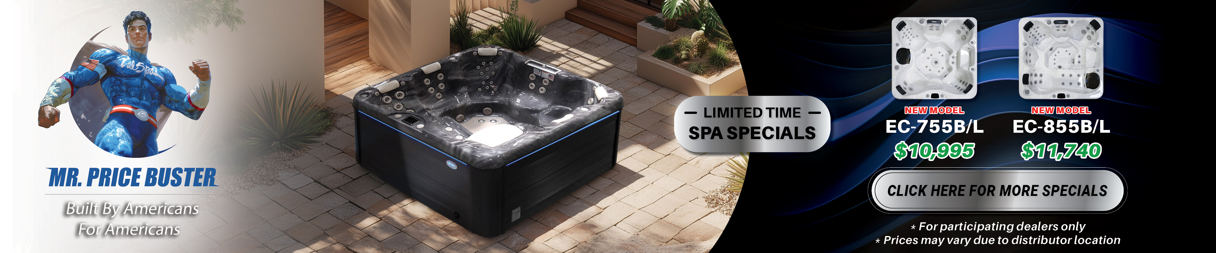 Calspas hot tub being used in a family setting - Pflugerville