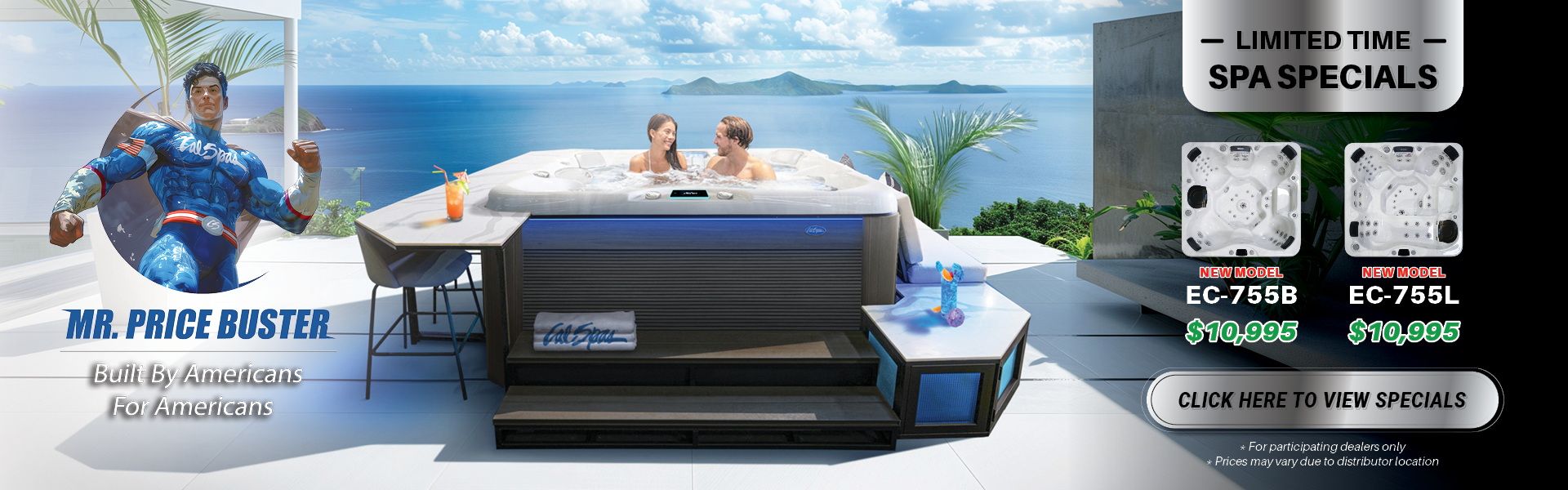 Calspas hot tub being used in a family setting - Pflugerville